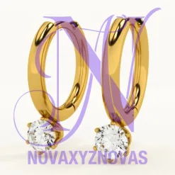 Golden Hoop Earrings
